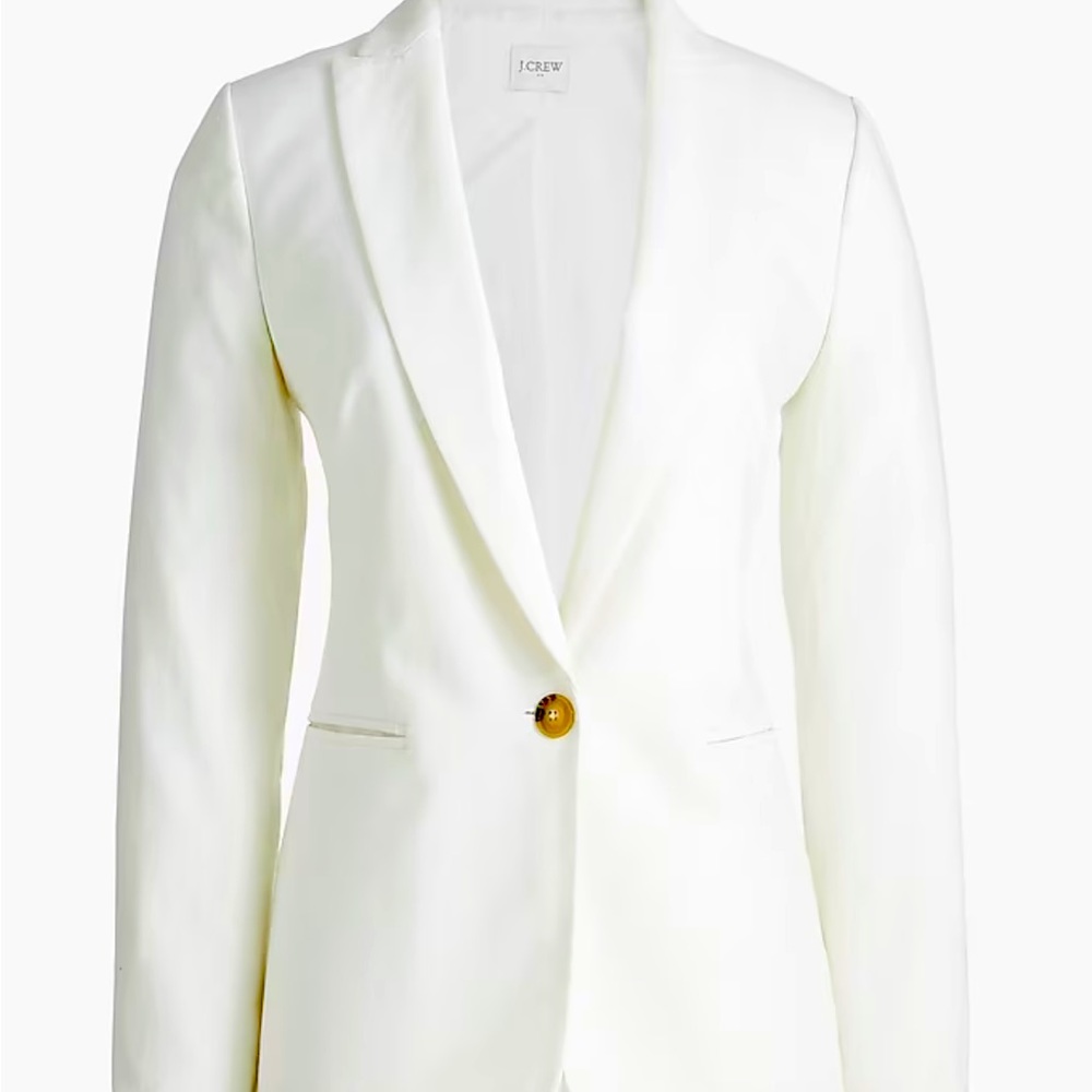 NWOT 6 J.Crew Linen Blend Holland Blazer